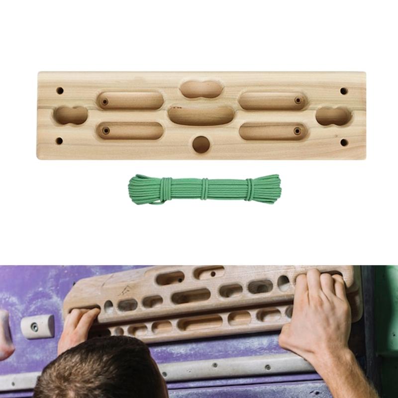 Klettern & Bouldern Trainingsboard Hangs Board Holz Kletter-Fingerboard zum Trainieren von Fingergriff und Klimmzügen