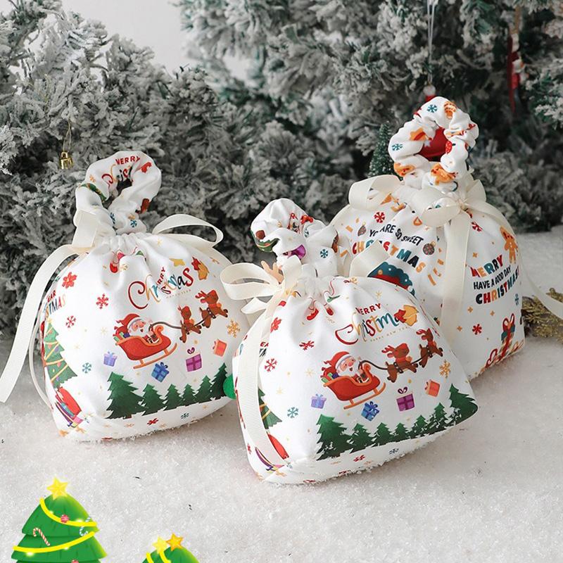 Christmas Eve Apple Packaging Bag 2025 New Fruit Gift Bag Gift Holders Children's Handheld Candy Bag