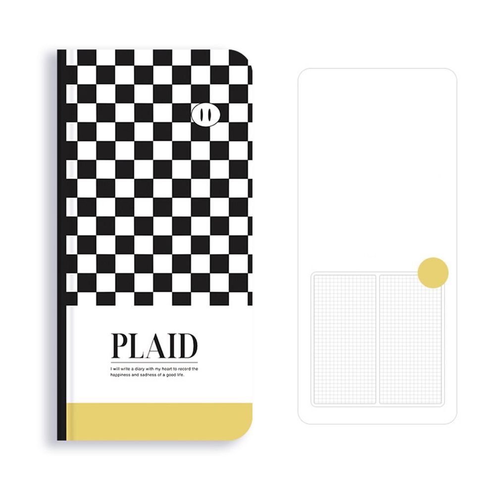 Stationery Plaid Memo Notebook Hand Account Notebook DIY Albums Scrapbooking Book Agenda Diary Book
