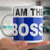XXL-Tasse I am the chef Riesentasse I AM THE BOSS