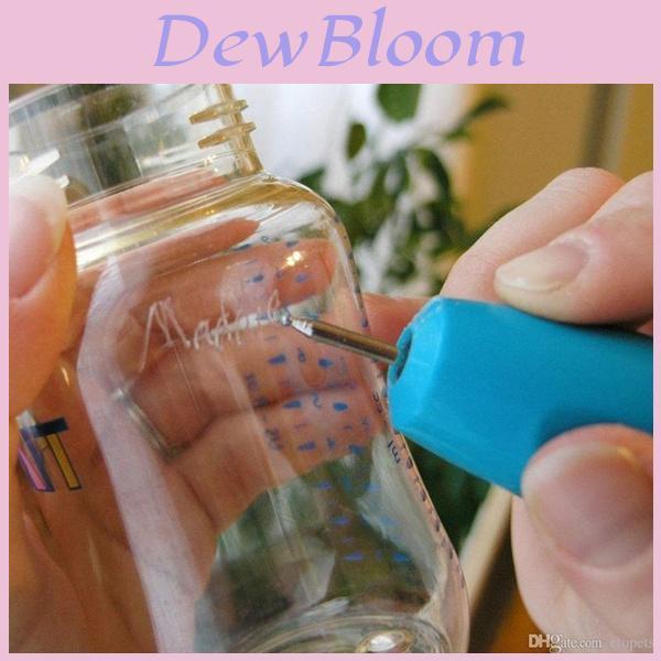 Electric Engraving Pen Jewelry Engrave Pen With White And Blue Design For Precise Diy Crafting