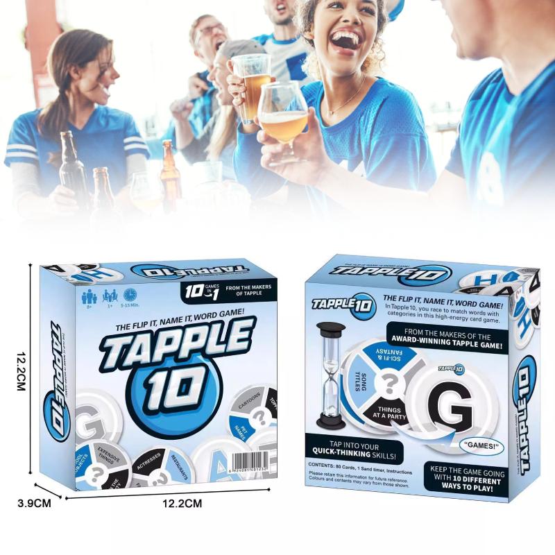 Game Word Tapple Fast Paced Family English Board Game Learning Play Ages All