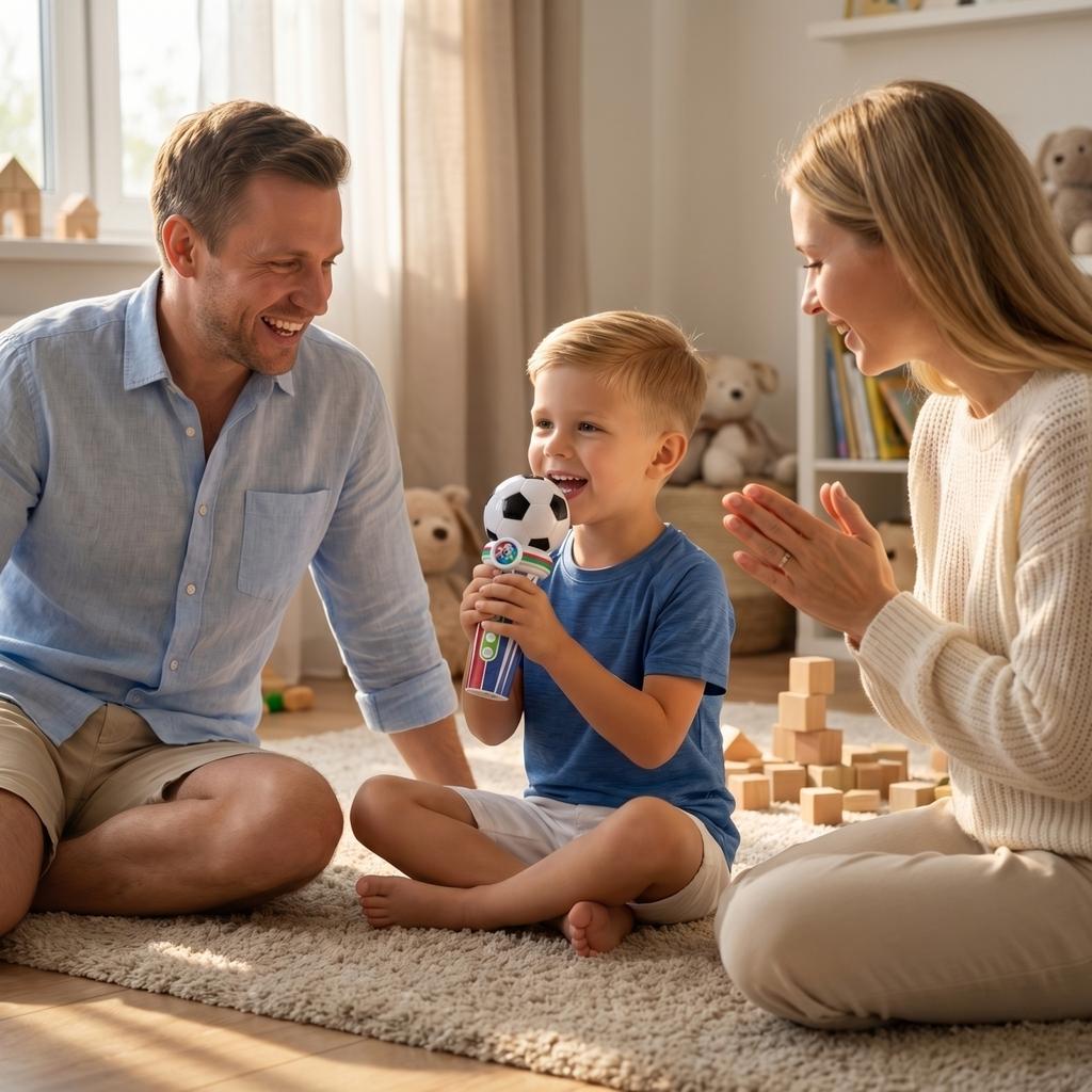 Football Handheld Microphone Toy