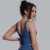 Backless Yoga Vest Women Yoga Underwear Chest Pad Summer Breathable Workout Running Shockproof Sports