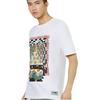 Li Ning T Shirts Unisex White Crew Neck Moderate Straight Fit AHSSB15-1
