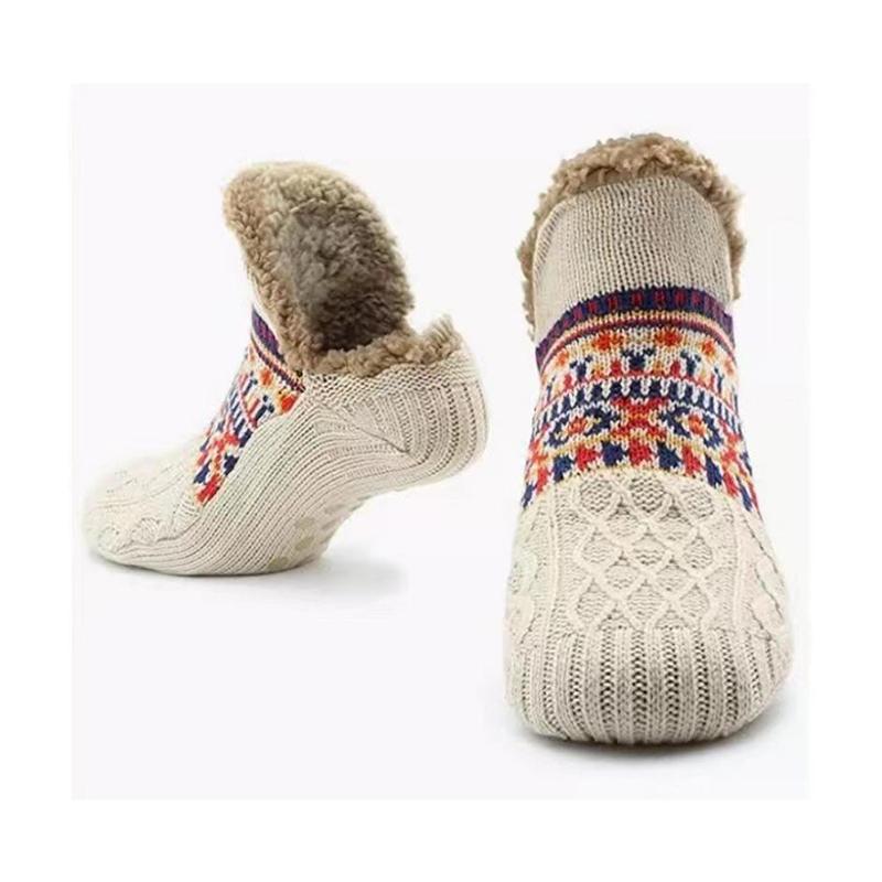 Herbst und Winter Bodensocken Home Warm Damen Herren Socken Schneesocken Schlafteppichsocken Hausschuhe Socken Herren Rutschfeste Yogasocken