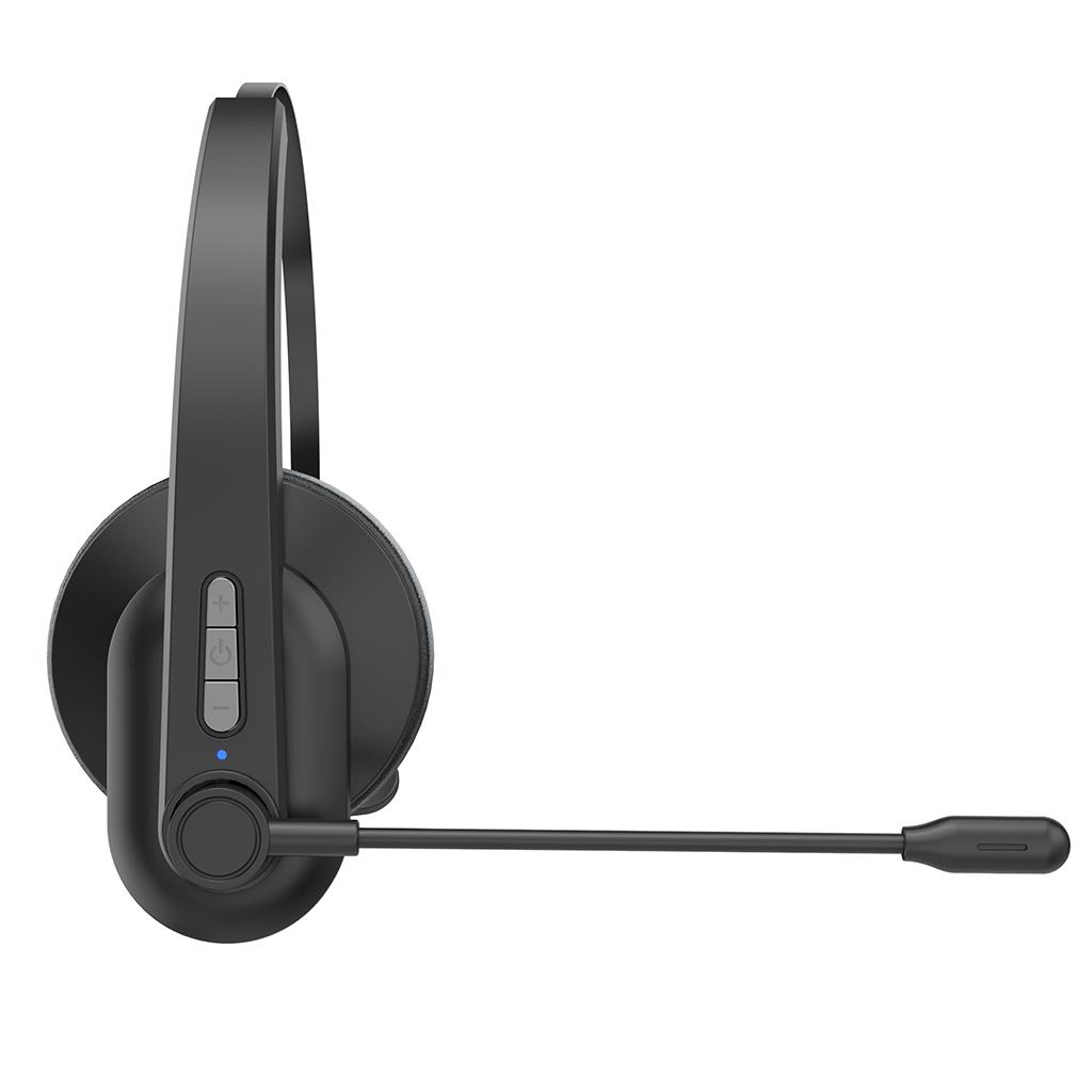 Professional Wireless Headphone with Microphone Charging Base Computer Calling PVC Line Noise Reduction Noise Reduction