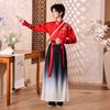 Dance Wear Cosplay Costumes Kung Fu Party Children's Clothing Ethnic Style Vintage Kids Clothes Girls Dress Boy Hanfu Stage
