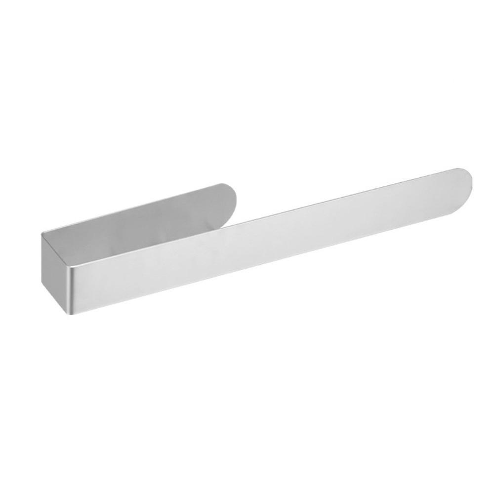Stainless Steel Towel Rack Single Rod Bath Towel Hanger Multifunctional Tissue Holder  For Home