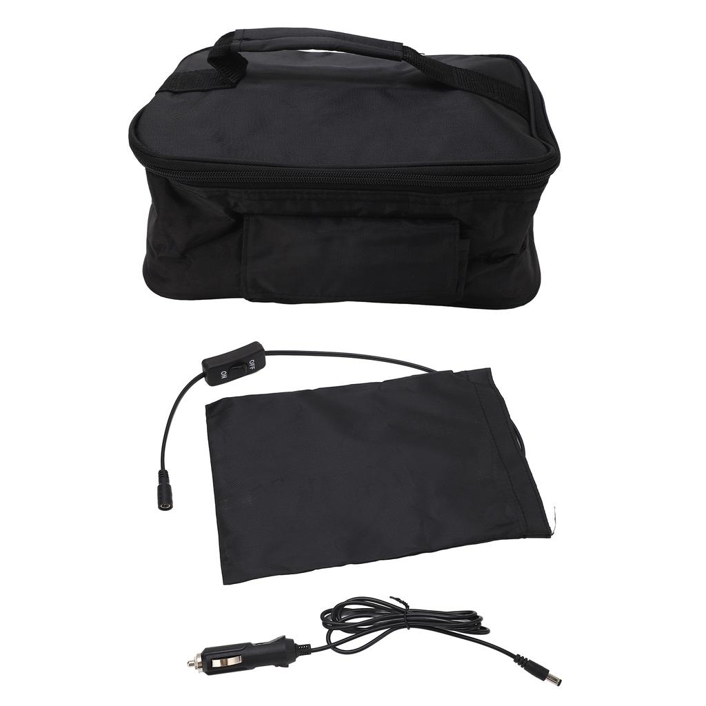 Přenosná mini mikrovlnná trouba do auta 12V elektrická trouba s rychlým ohřevem piknikový box pro cestovní kempingové jídlo