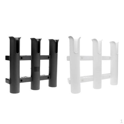 2 Pieces Durable Plastic Tube Fishing Rod Holder Rack Storage Rest Mount Marine Boat Yacht Hardware