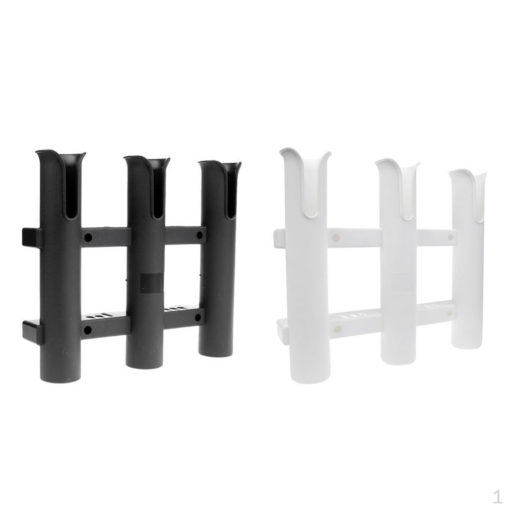 

2 Pieces Durable plastic Tube Fishing Rod Holder Rack Storage Rest Mount Marine Boat Yacht Hardware