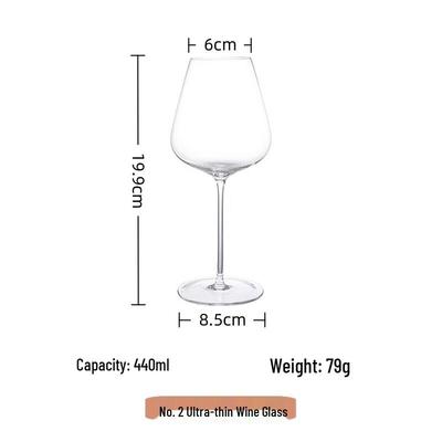 Shangqi Luxus Kristall Ultra-Dünnes Weinglas