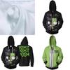 Invader Zim Costume Printed Men Zipper Hoodie Sweatshirt In Comfortable Soft Material