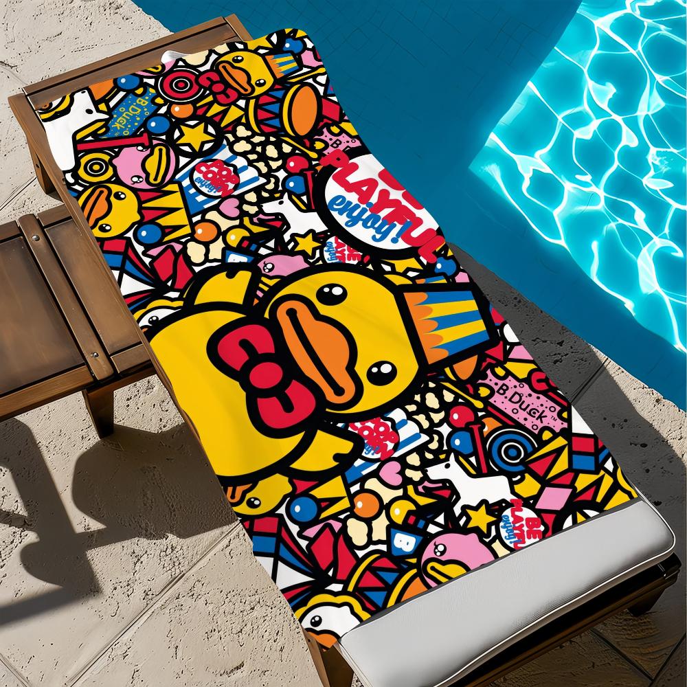 CARTOON b-B-b-D-duck Cute Towel Beach Quick Dry Soft Pool Towels Gift for Travel Gym Shower Camping Sports