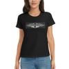 T-shirt da Donna Morgan Motor Car Company Estiva Manica Corta Girocollo Magliette in Cotone Abbigliamento Top Streetwear