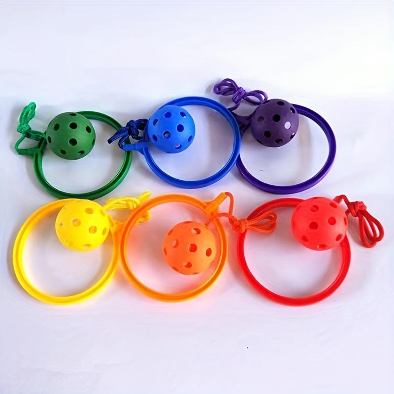 Lemon Jump Ball Swing Ball Tie Foot with Bounce Sense System Training Equipment Game Props Bounce Ankle Ring Bounce Fitness Ball Magic Wheel