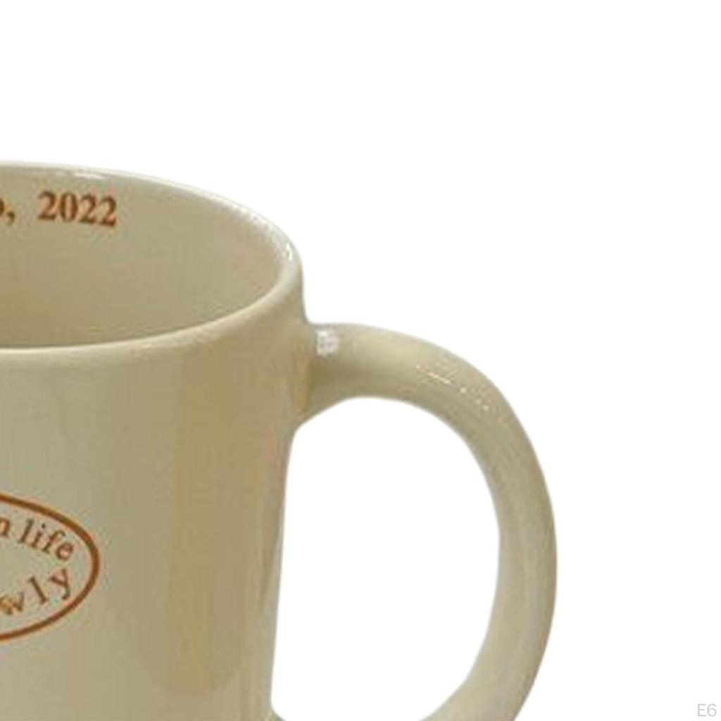 Espresso Latte Mugs Handcrafted Ceramic Mug Enamel for Kitchen Home Party