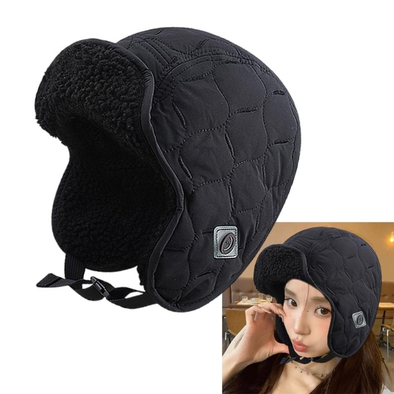Verdickte Plüsch-Trapper-Mütze für Erwachsene mit Ohrenschutz, Winter-Wärmemütze, Kaltwetter-Geschenke für Studenten, Teenager