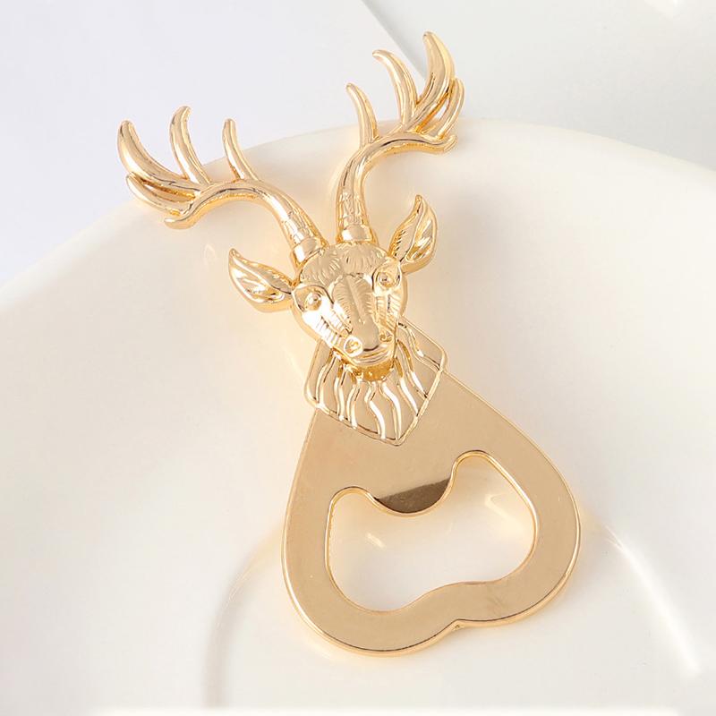 Kreativer Metall Hirsch Flaschenöffner Tragbarer Bierdosenöffner Weinflaschenöffner Outdoor BBQ Öffner Küchenwerkzeug