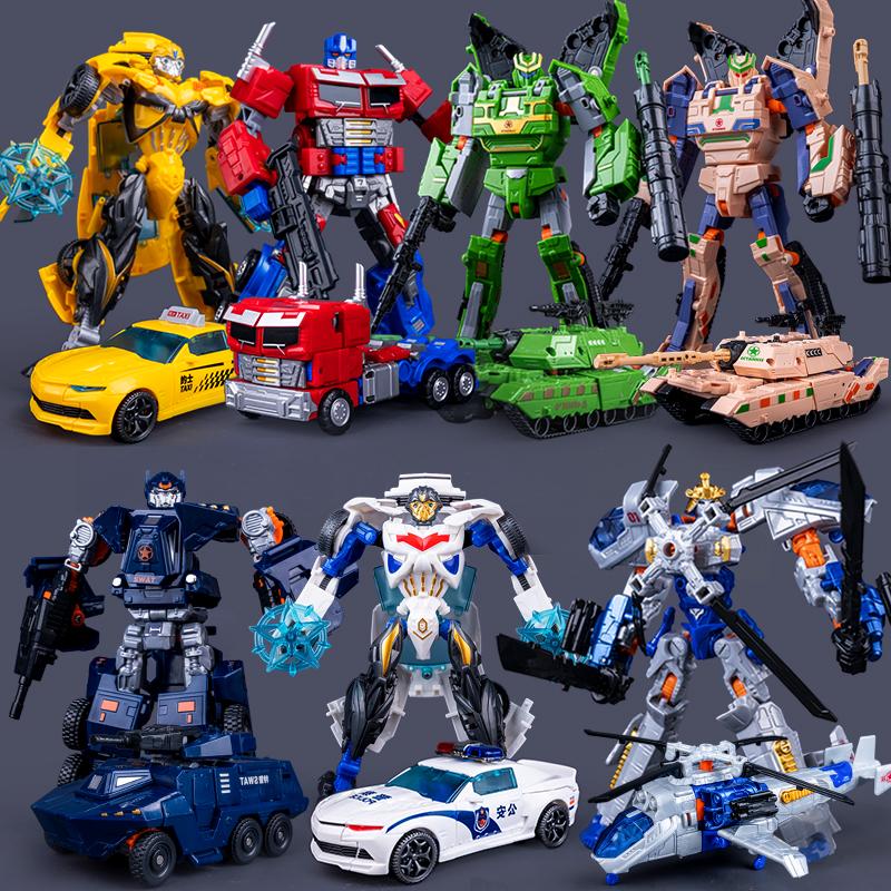 19cm Transformation Robot Toys Car Plastic Anime Movie Action Figure Series Children Birthday Gift JINJIANG JJ716 Poseable Articulated Scale Detailed