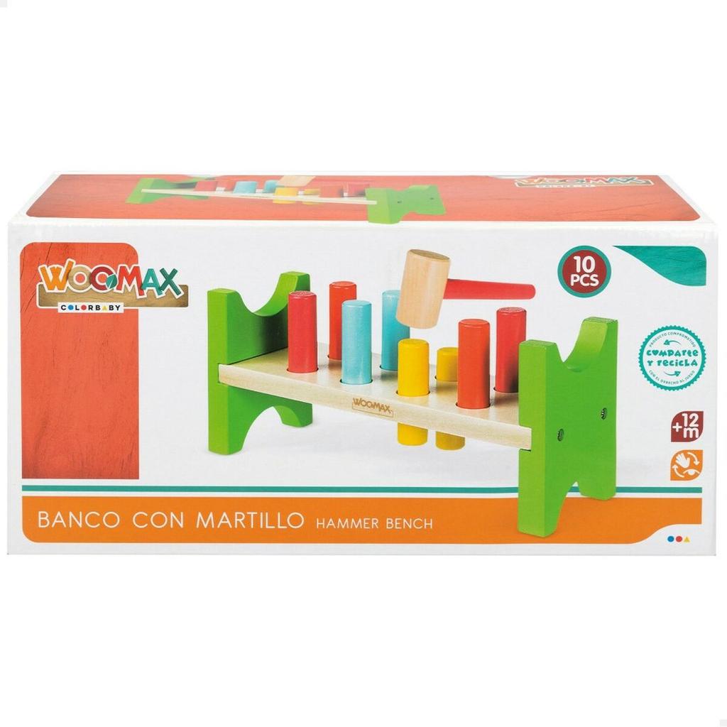 Skills Game Woomax 10 Pieces 26 X 12 X 9 Cm (6 Units)