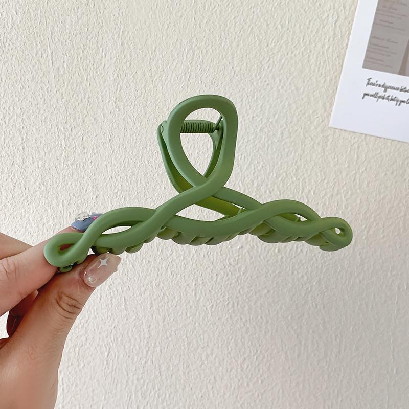 11-13cm Vintage Cross Hair Clip Large Barrette Crab Hair Claws Bath Ponytail Clip for Women Girls Claw Clip Hair Accessories