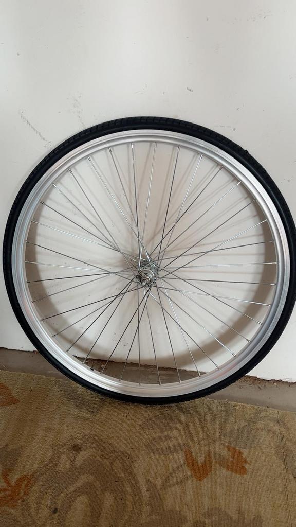 All-Aluminum Bicycle Wheelset - Front & Rear Rims, Inch Size Accessories