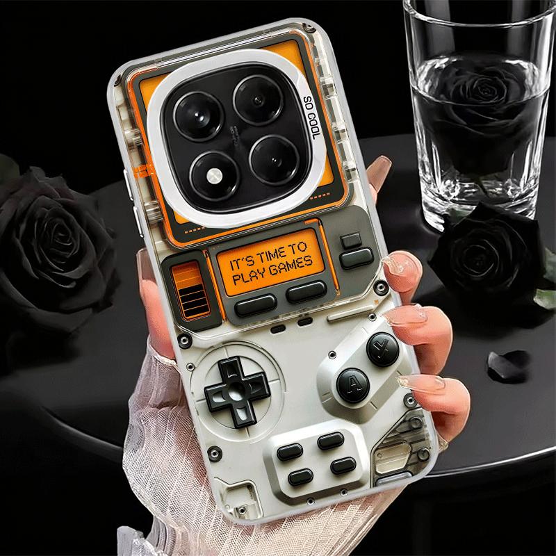 Game Console Fashion Boy Soft Phone Case for Xiaomi Redmi Note 13 14 15 Pro Plus 12S 12 11S 11 11T 10S 10 Shockproof Cover Back