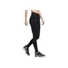 adidas Solid Color Logo Print High-Waisted Ribbed Leggings Women Leggings Black HN0659