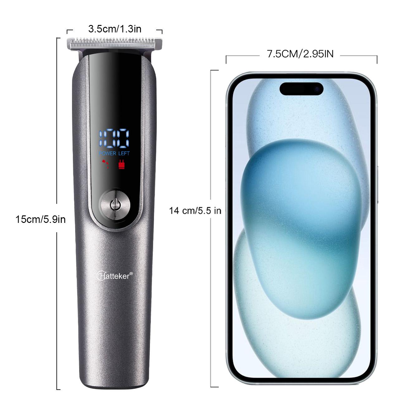 Hatteker 5 в 1 триммер для бороды электрическая машинка для стрижки волос триммер — фото 4