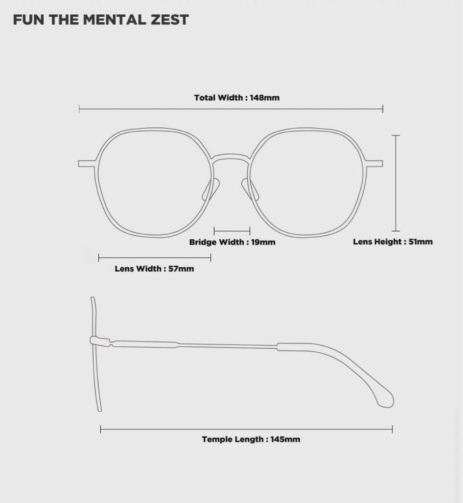 [USED] Unisex semi-square sunglasses