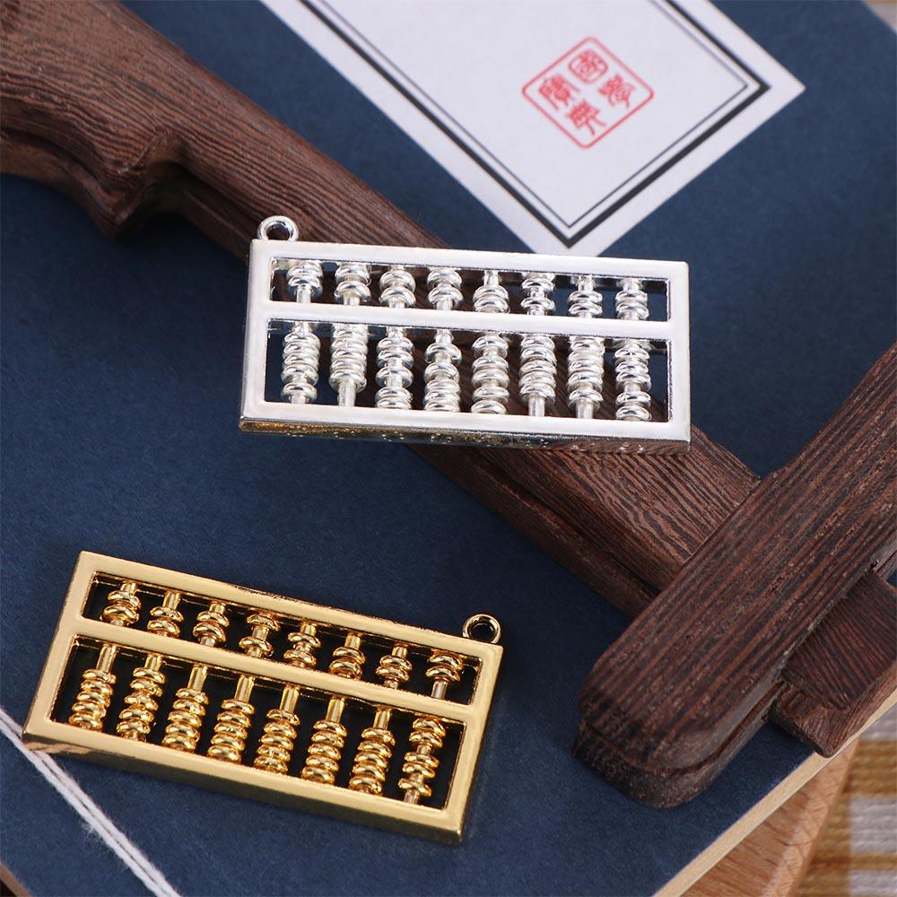 Good Luck Zinc Zinc Alloy Abacus Ornament Movable Ruyi Abacus Craft Ornament  Gifts