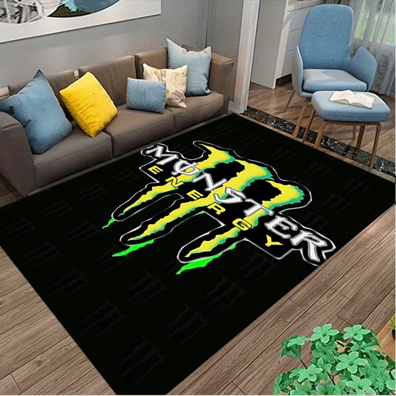 1pc Demon Printed Chair Rug for Home Office Use, Living Room Kitchen Game Room Area Carpet