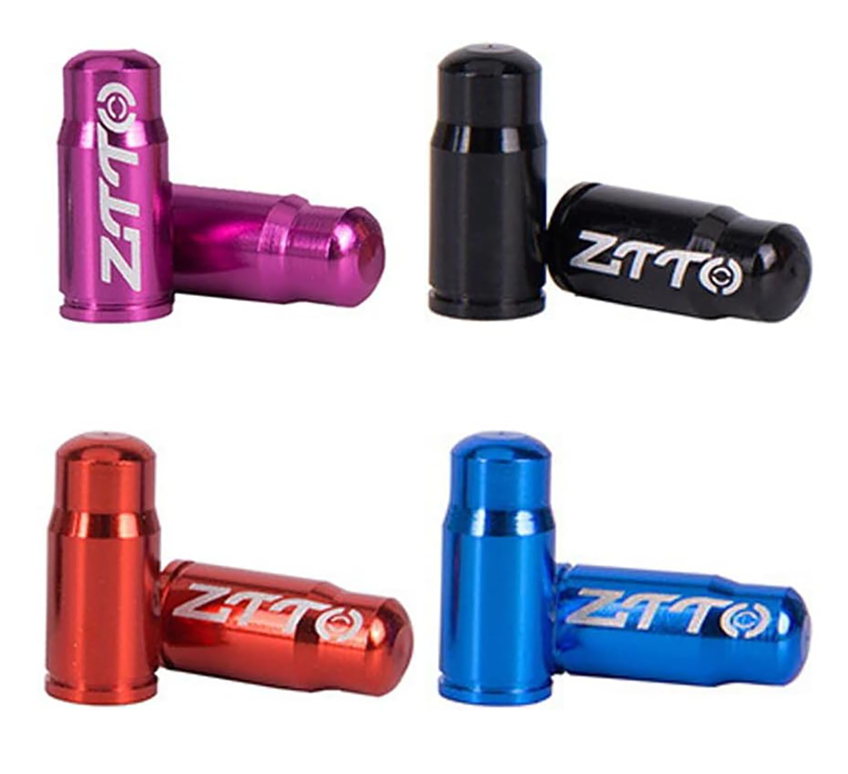 

LeTradeJP Air Valve Caps Wheel Tire Caps Bicycle Lube Caps Valve Caps Aluminum Valve