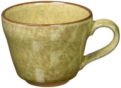 Ceramic Indigo YUKURI Coffee Cup Yellow Size Approximately 9 H7 08255