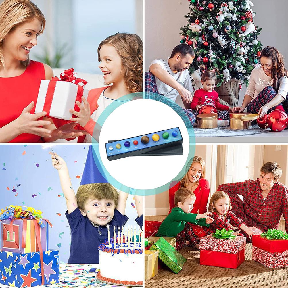 Opal Eight Planets Universe System Planets Popular Science Planet Set Educational Ornaments For Kids Teens Ore Gift