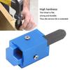 Woodworking Right Angle Corner Chisel Square Recessed Hinge Door Lock Recess Corner Wood Chiseling Tool Blue