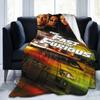 Fast and Furious Racing Blanket Fleece Print   Multifunction Super Soft Throw Blanket for Home Office Bedding Throws