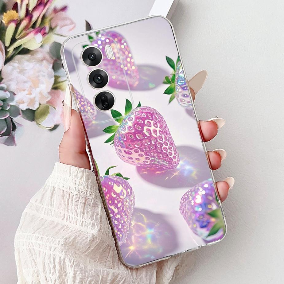 Für Oppo Reno 12 5G Hülle CPH2625 Cooles Design Mode Bemalte Abdeckung Weiche Dünne Handyhülle Für Oppo Reno 12 Pro Reno12 Fundas Coque
