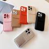 Applicable To The IPhone 16 Phone Case, IPhone 15, with A Lychee Leather Texture, 14 Simple and Fashionable, 13 Card Bag and Plain Leather Full Cover