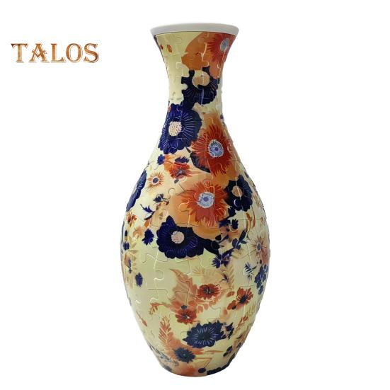 

3D-ваза-пазл для взрослых, ваза-пазл «сделай сам», 160 деталей вазы-пазла, ваза-пазл с цветочной тематикой, подарок на новоселье, украшение для дома D