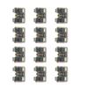 12pcs Iron Fan Cover Mounting Buckles Compatible with Various Floor Fan Models and Large Industrial Fan Grilles