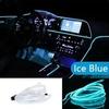 New 1/3/5M 12V LED Car Light Lamp Flexible Auto Interior Decorative Atmosphere Wire Strip Cold LED Light Fit All DC 12V Cars