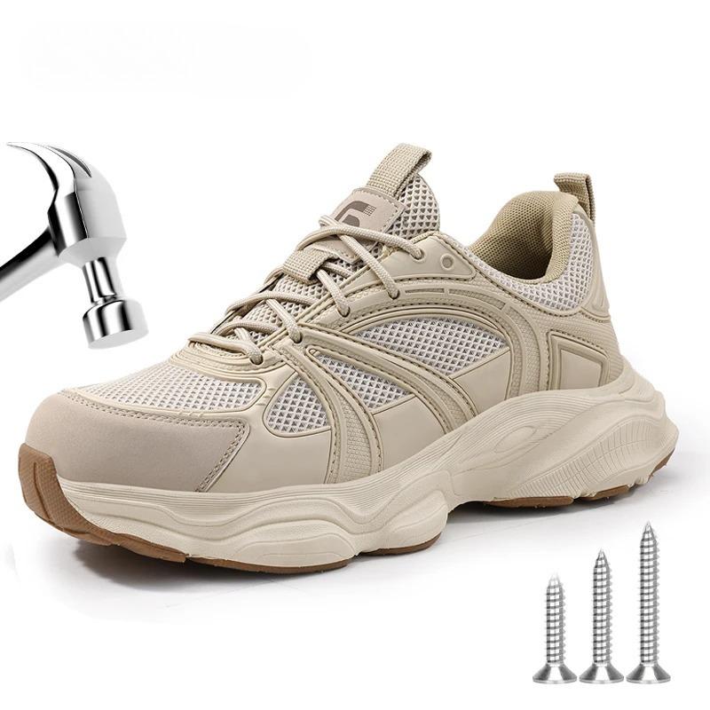2025 Work Safety Shoes Men Lightweight Safety Boots Indestructible Work Sneakers Women Kevlar Insole Protective Steel Toe Shoes