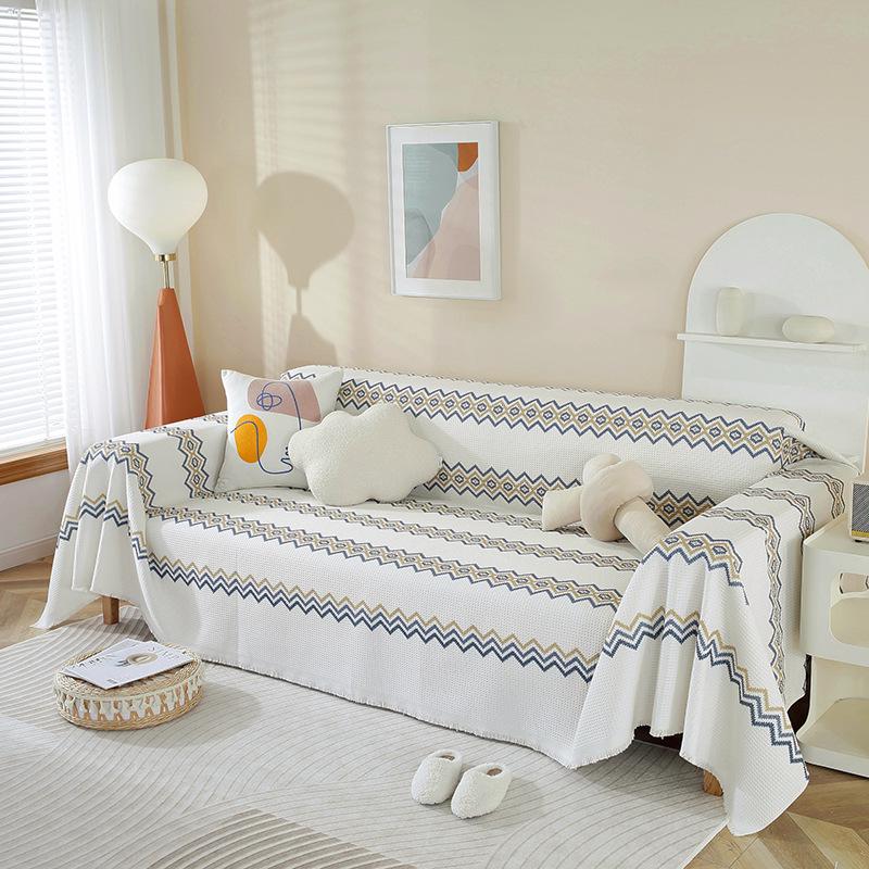 

Универсальный чехол для дивана в скандинавском стиле - современный дизайн из хлопка и льна 130*180cm (Single Chair)