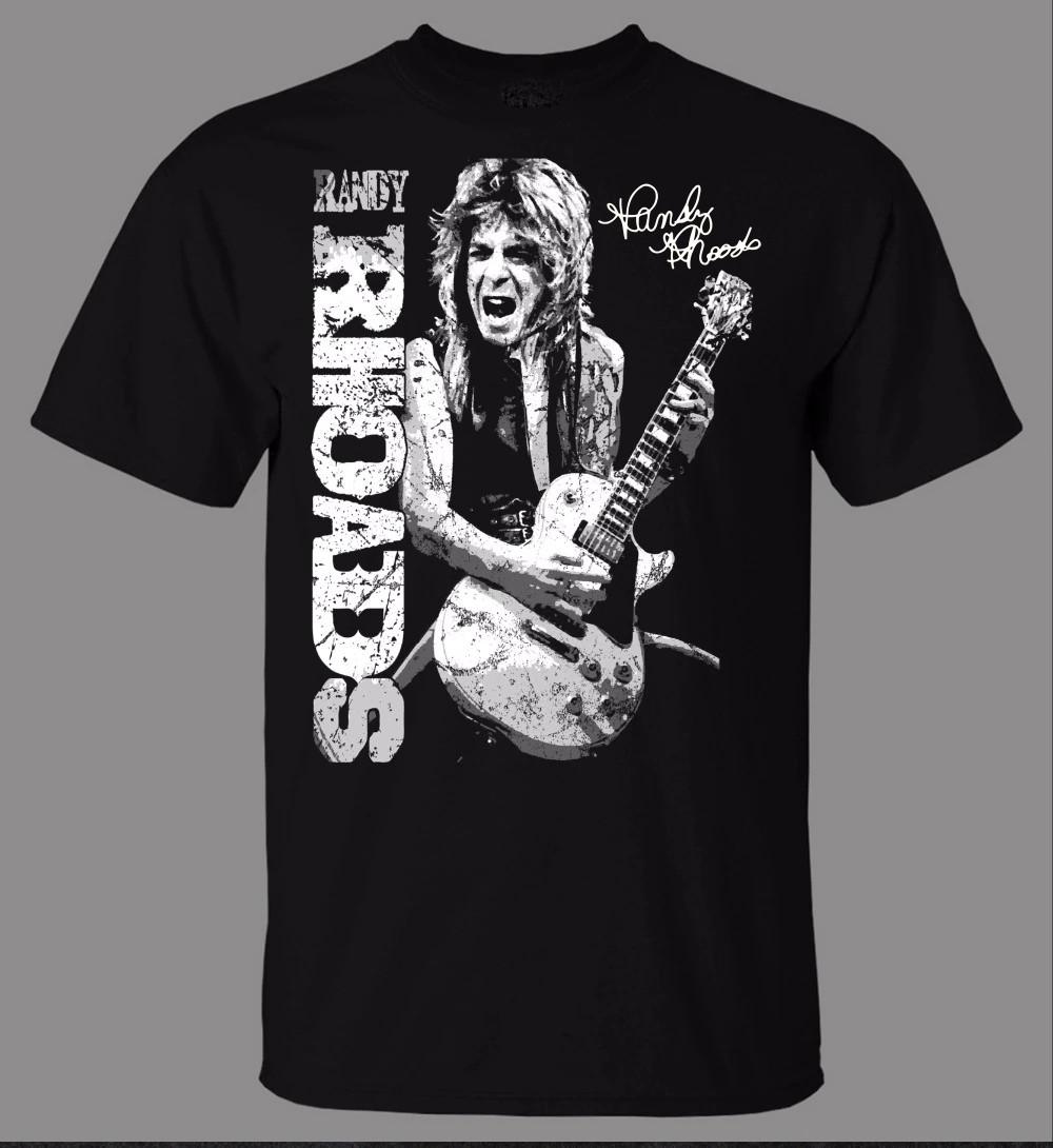 Vtg Randy Rhoads Live In Concert Cotton Black Tee Shirt All Size JU139 XL