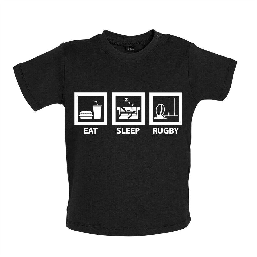 Eat Sleep Rugby - T-Shirt / Body - League Union Player SPORTS Fan Love 120