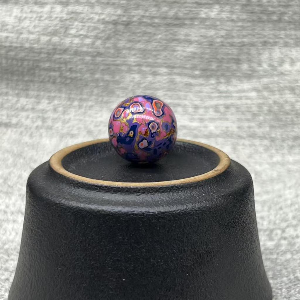 15mm Large Lacquer Loose Craft Beads for DIY Bracelets and Accessories