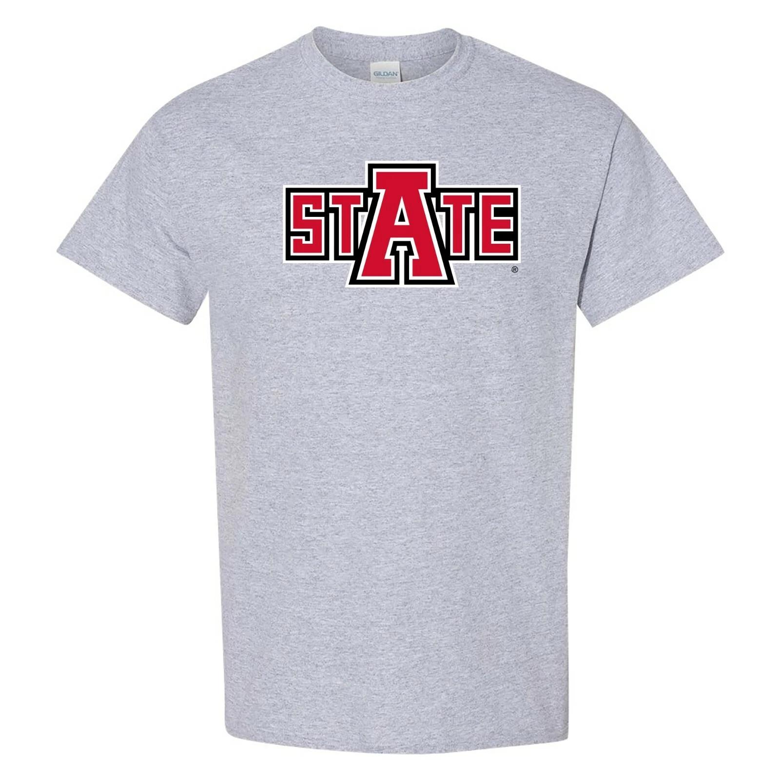 Arkansas State Red Wolves Secondary Logo T-Shirt - Grey M